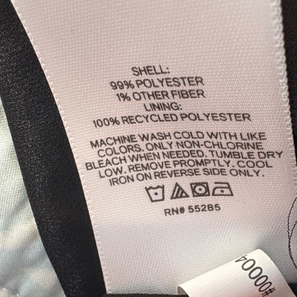 Express Ruffle Mock Neck Flutter Sleeve Blouse Women’s Medium - Picture 9 of 10